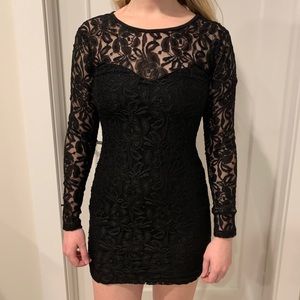Black Lace Dress